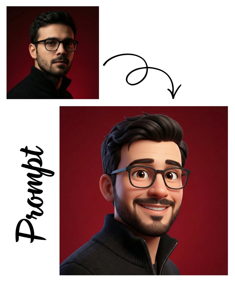 Cheerful 3D Avatar