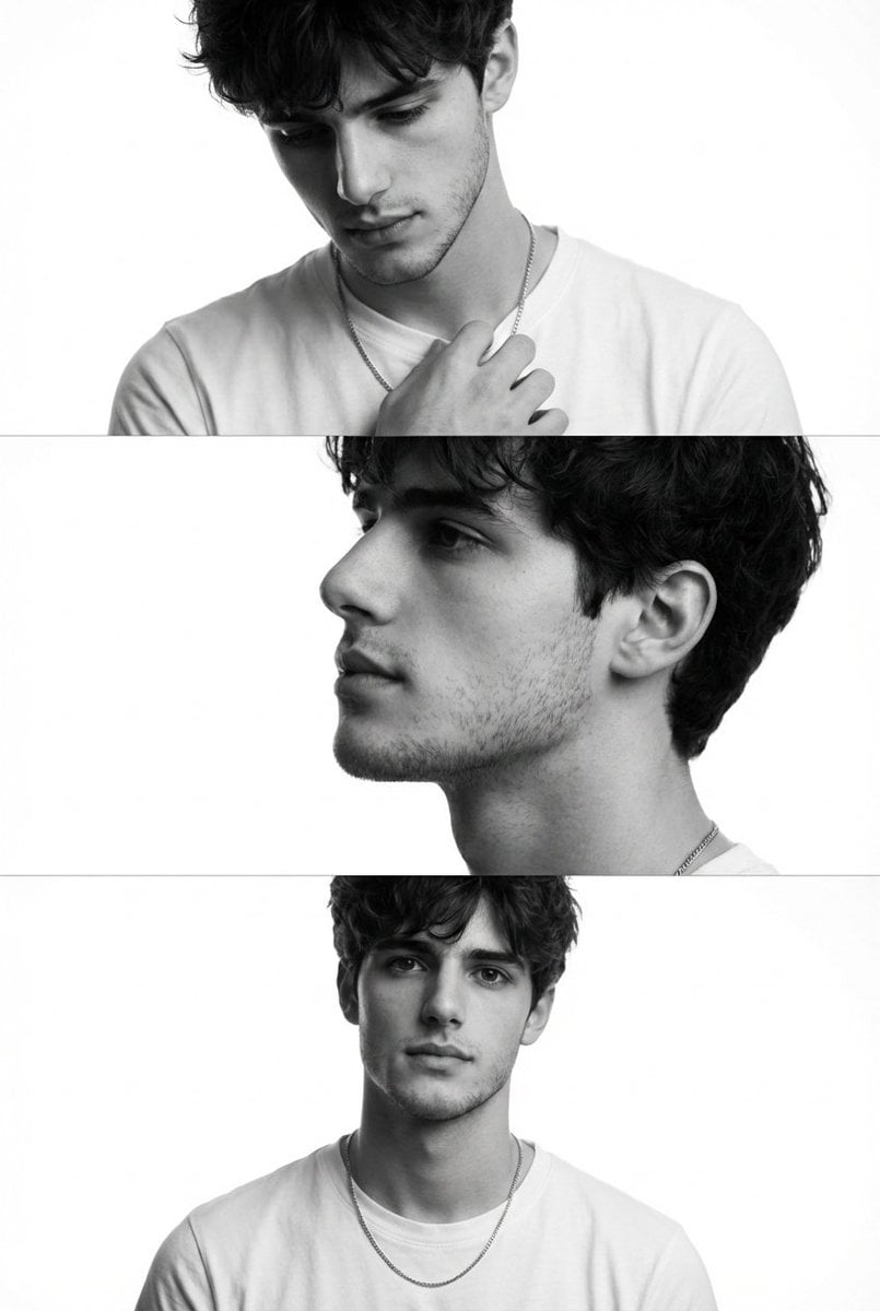 Monochrome Fashion Triptych
